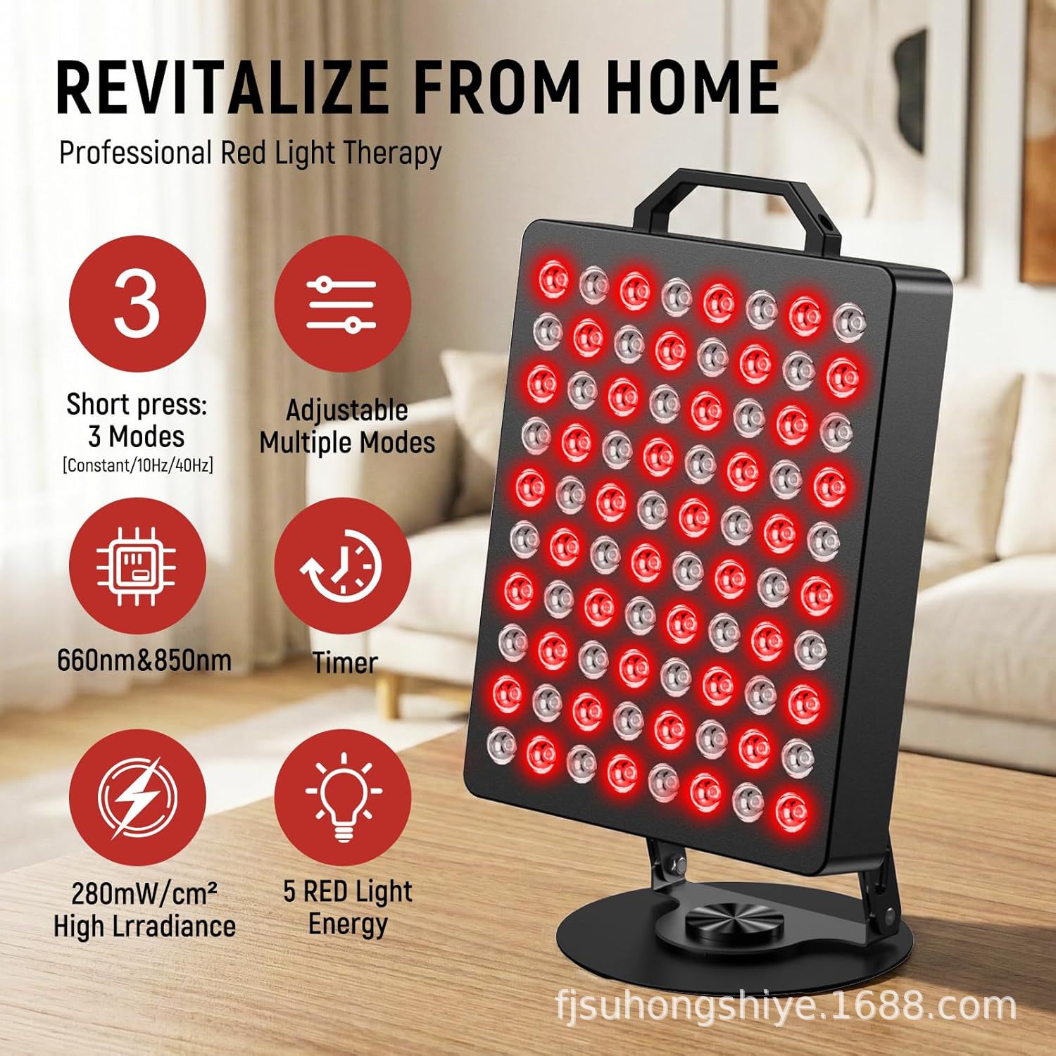 Galvanic Skin Sensor - Lampe de luminothérapie rouge SHINEKNOT 100W